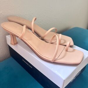 Nine West Nude Strappy Heels